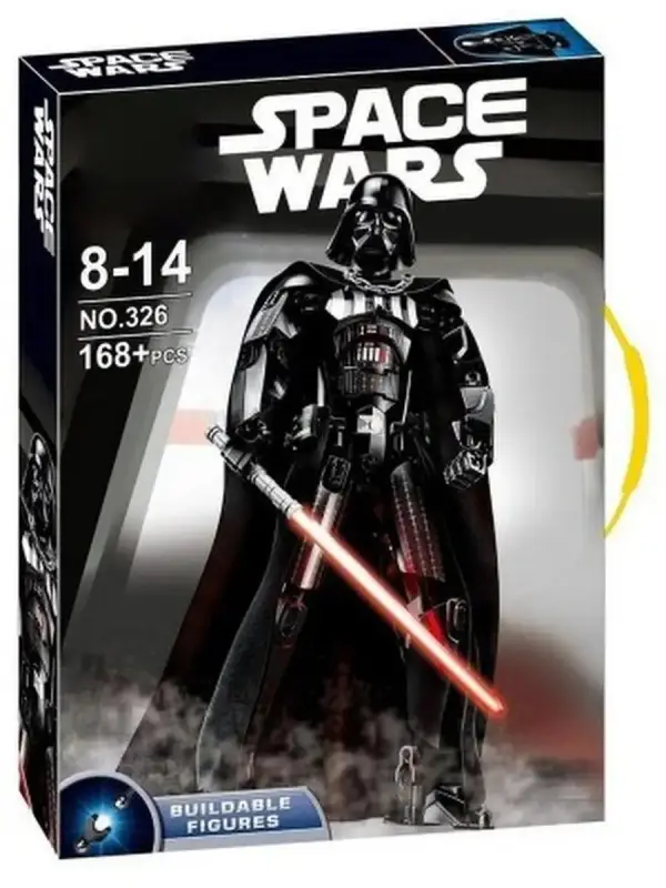 Конструктор 3D модель Дарт Вейдер - 168 деталей Конструктор 3D модель Дарт Вейдер - 168 деталей