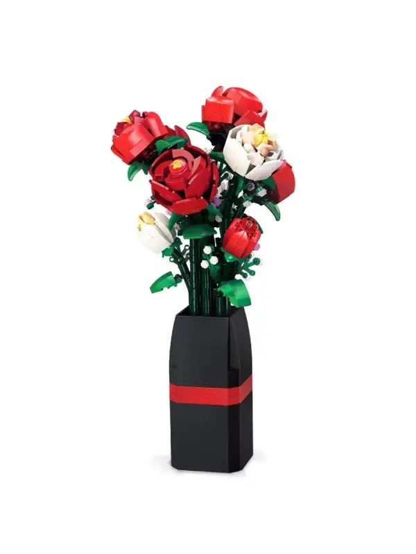 Конструктор Flowers - Букет роз, 818 деталей Конструктор Flowers - Букет роз, 818 деталей