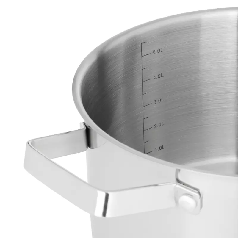 Кастрюля SATOSHI Шато, 5,9л, 24х13,5см, со стеклянной крышкой, индукция