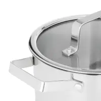 Кастрюля SATOSHI Шато, 3,4л, 20х11,5см. со стеклянной. крышкой, индукция