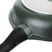 Сковорода SATOSHI Уран, d28см, литая, антипригарное покрытие Мрамор, индукция, съемная ручка