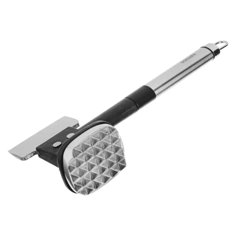 Топор SATOSHI Альфа, кухонный с молотком для отбивания мяса, нержавеющая сталь