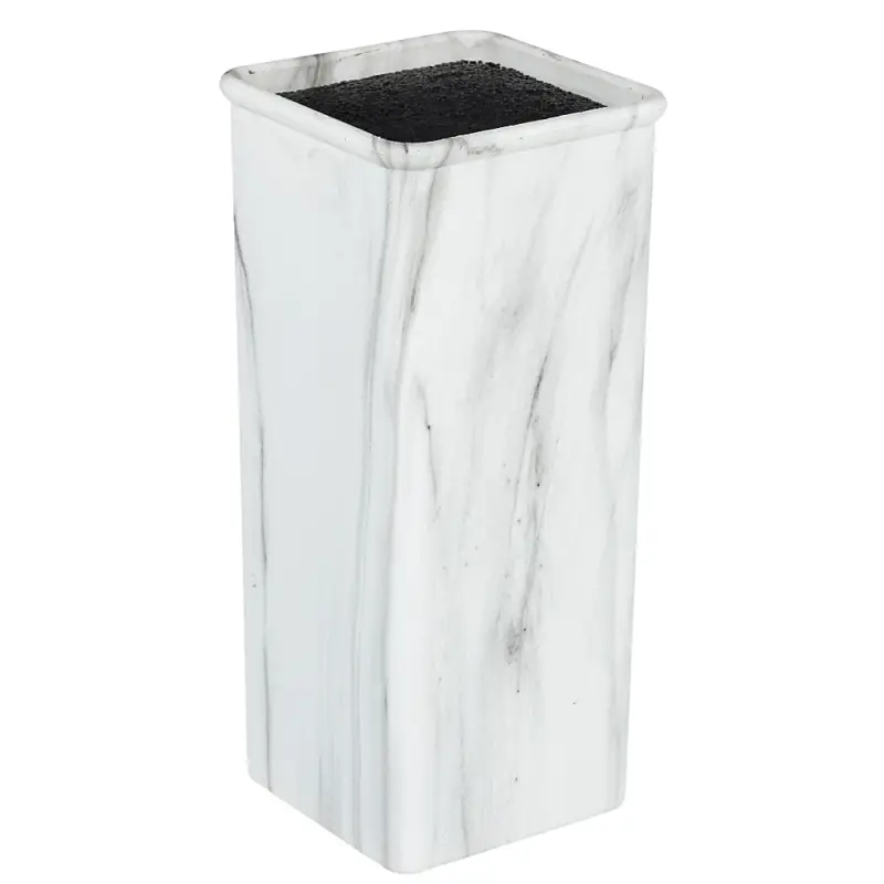 Подставка SATOSHI Мрамор, для ножей 10x10x22, 5см, полипропиленовые разделители