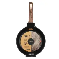 Сковорода SATOSHI Карнуа, d24см, литая, антипригарное покрытие Мрамор, индукция