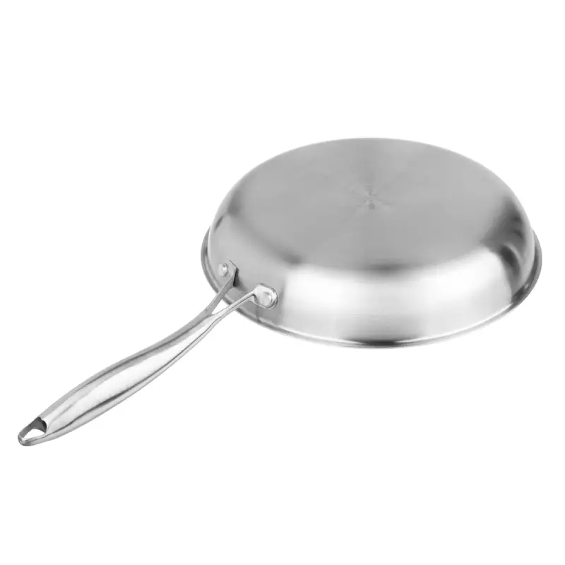 Сковорода SATOSHI Савона, 28х5,3см, Triply 3-х слойная, нержавеющая сталь 18/10, антипригарное покрытие. "соты", индукция