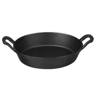 Сковорода SATOSHI Сковорода, мини на из бамбука чугун, круглая, 18см, индукция