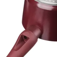 Ковш SATOSHI Ла, 1,3л, d16х8,5см, Мери литой, с крышкой, антипригарное покрытие мрамор, индукция