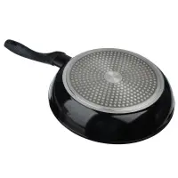 Сковорода SATOSHI Карбон, d26см, литая, антипригарное покрытие Мрамор, индукция