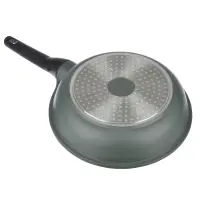 Сковорода SATOSHI Уран, d26см, литая, антипригарное покрытие Мрамор, индукция, съемная ручка