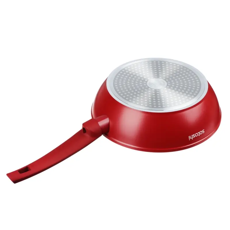 Сотейник SATOSHI Верден, d24см, литой, антипригарное покрытие мрамор, индукция