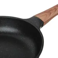 Сковорода SATOSHI Карнуа, d24см, литая, антипригарное покрытие Мрамор, индукция