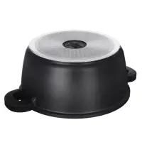 Кастрюля SATOSHI Лион, 4,2л, с крышкой d24*11, 5см, антипригарное покрытие. Мрамор, силиконовые протекторы ручек, индукция