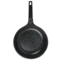 Сковорода SATOSHI Уран, d28см, литая, антипригарное покрытие Мрамор, индукция, съемная ручка