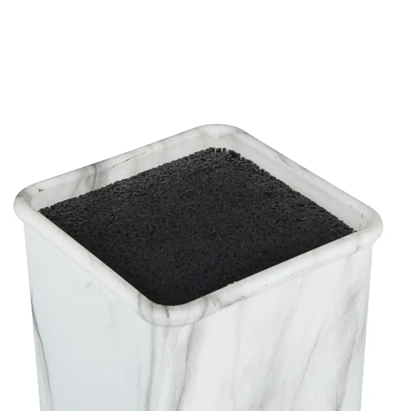 Подставка SATOSHI Мрамор, для ножей 10x10x22, 5см, полипропиленовые разделители