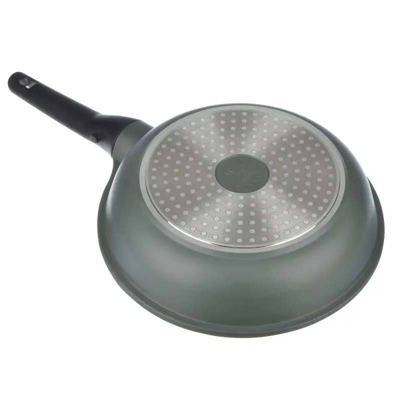 Сковорода SATOSHI Уран, d26см, литая, антипригарное покрытие Мрамор, индукция, съемная ручка