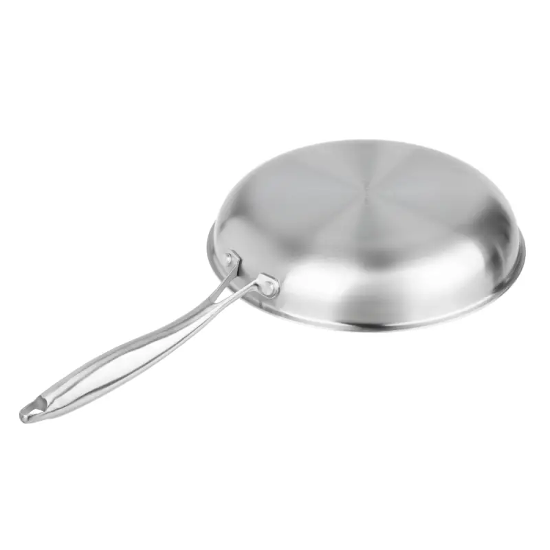 Сковорода SATOSHI Савона, 26х5,0см, Triply 3-х слойная, нержавеющая сталь 18/10, антипригарное покрытие. "соты", индукция