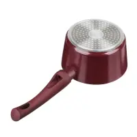 Ковш SATOSHI Ла, 1,3л, d16х8,5см, Мери литой, с крышкой, антипригарное покрытие мрамор, индукция