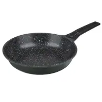 Сковорода SATOSHI Уран, d26см, литая, антипригарное покрытие Мрамор, индукция, съемная ручка