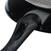 Сковорода SATOSHI Карбон, d26см, литая, антипригарное покрытие Мрамор, индукция