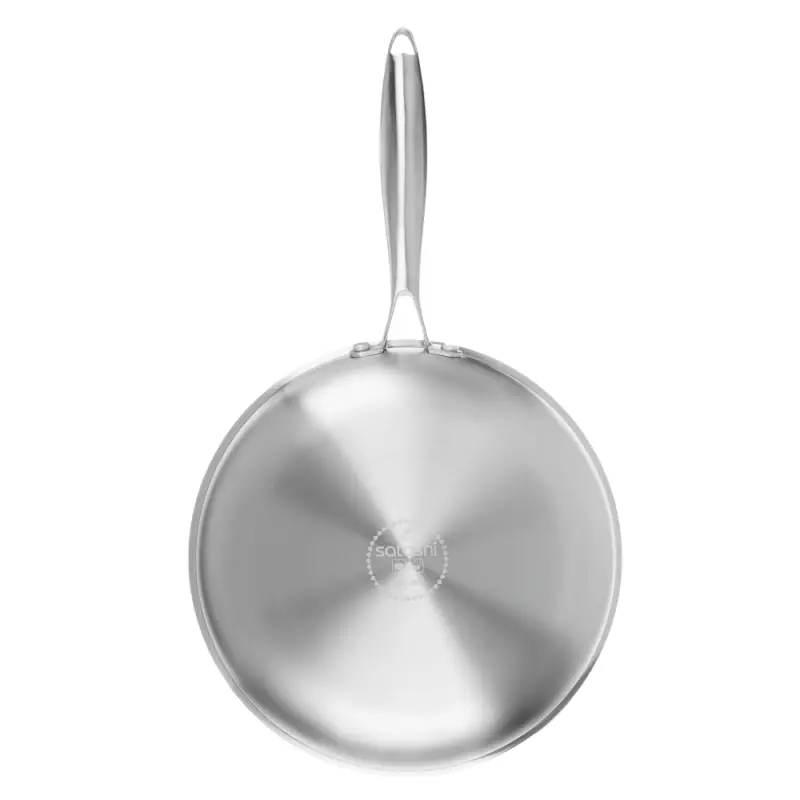 Сковорода SATOSHI Савона, 26х5,0см, Triply 3-х слойная, нержавеющая сталь 18/10, антипригарное покрытие. "соты", индукция