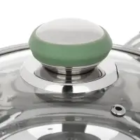 Набор кастрюль SATOSHI Марли - 6 предметов (1,9 л / 3,6 л / 6,0 л) со стеклянными крышками