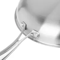 Сковорода SATOSHI Савона, 26х5,0см, Triply 3-х слойная, нержавеющая сталь 18/10, антипригарное покрытие. "соты", индукция