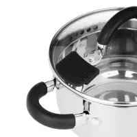 Кастрюля SATOSHI Арбон, 1,8л, 16х9,5см, со стеклянной. крышкой, индукция