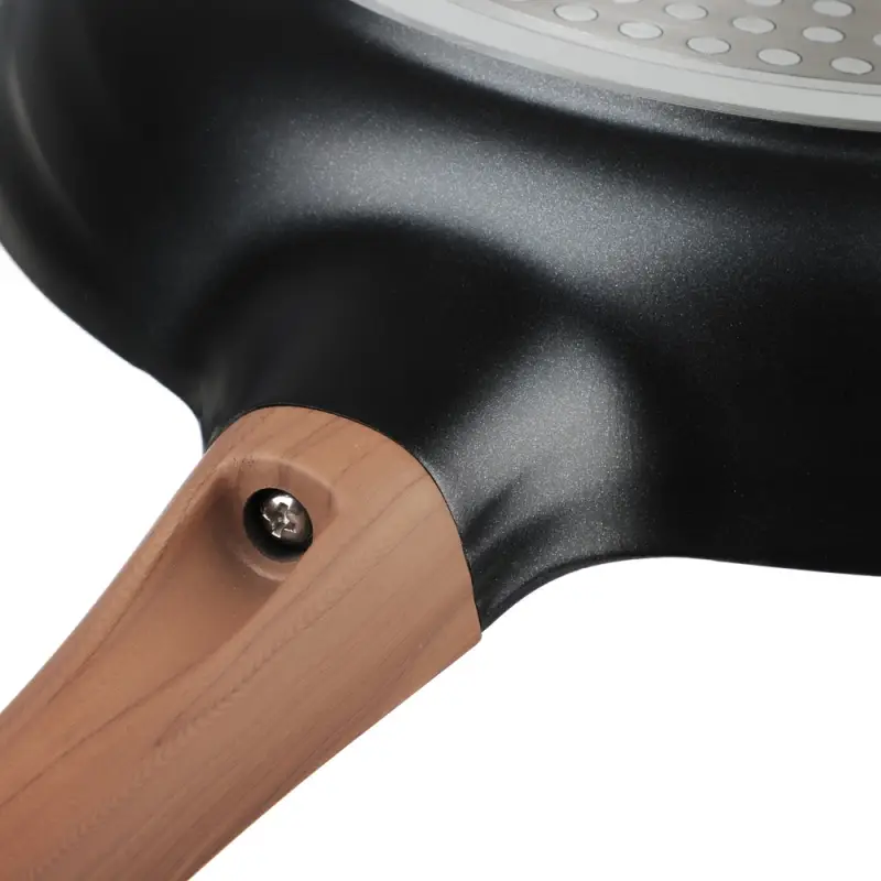 Сковорода SATOSHI Карнуа, d24см, литая, антипригарное покрытие Мрамор, индукция