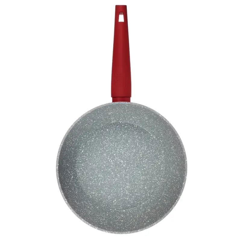 Сотейник SATOSHI Верден, d24см, литой, антипригарное покрытие мрамор, индукция