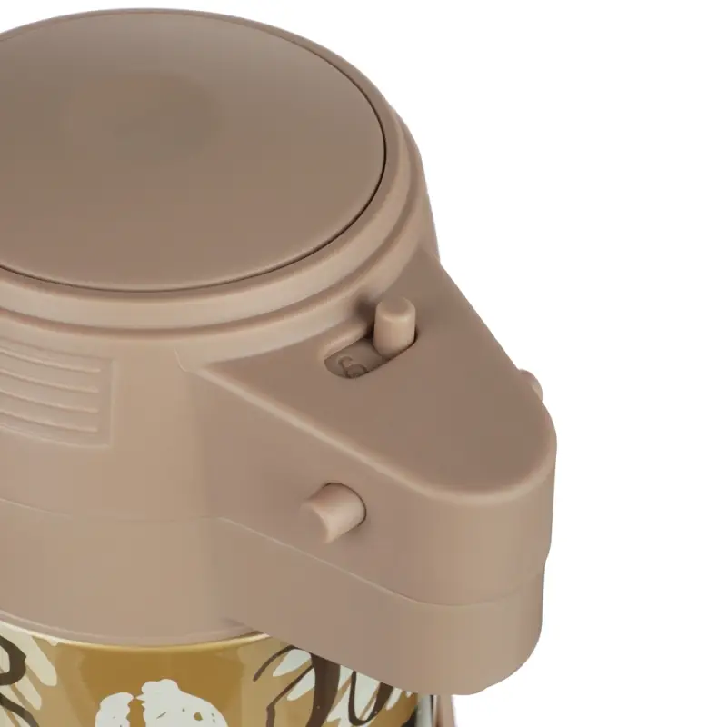 Термос SATOSHI Термос, 1,9 л, с пневмонасосом "Мокко", стеклянная колба