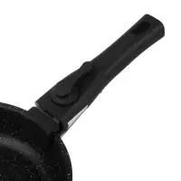 Сковорода SATOSHI Анси, Набор посуды 3пр, 20, 24 см.+съем. ручка, антиприг. покрытие мрамор, индукция