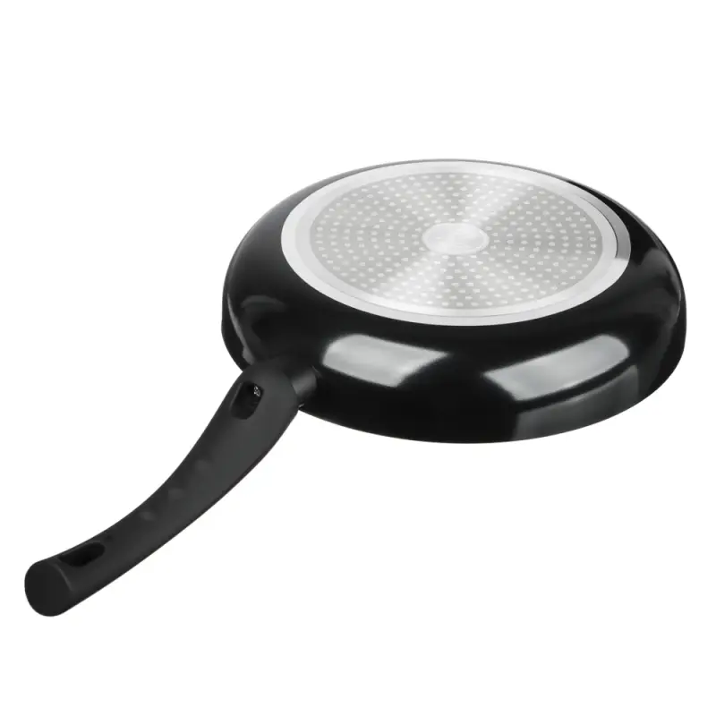 Сковорода SATOSHI Стоун, d24см, литая глубокая, антипригарное покрытие Мрамор, индукция