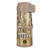 Термос SATOSHI Термос, 1,9 л, с пневмонасосом "Мокко", стеклянная колба