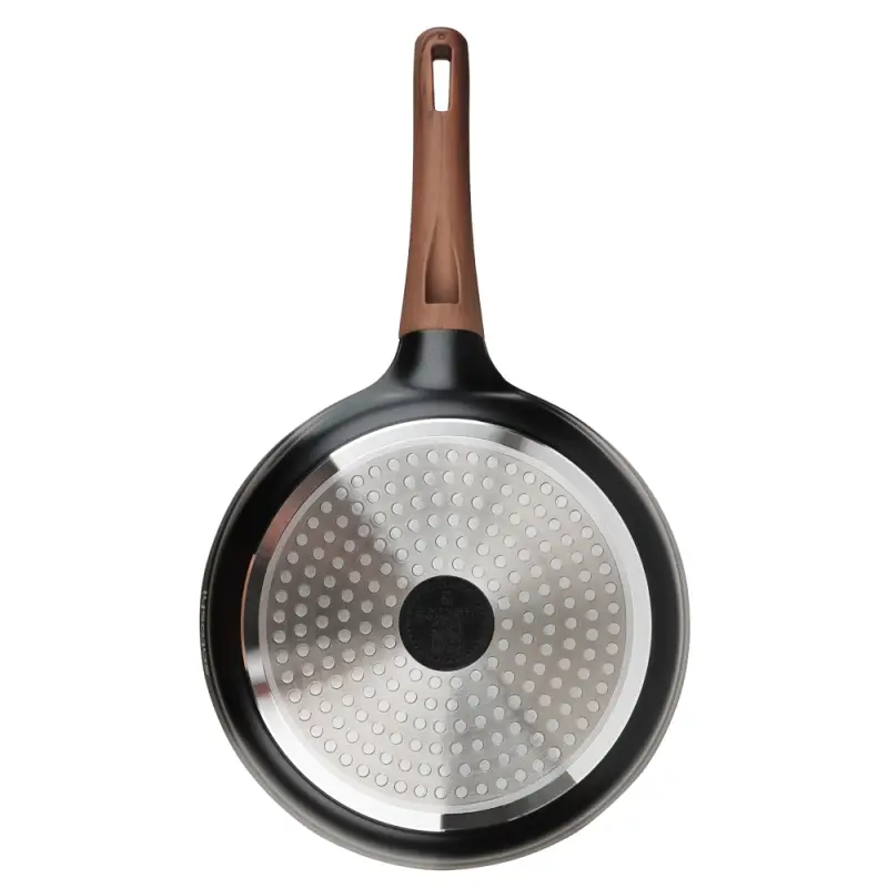 Сковорода SATOSHI Карнуа, d24см, литая, антипригарное покрытие Мрамор, индукция