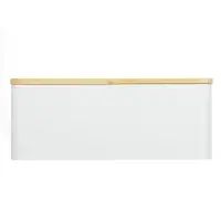 Хлебница SATOSHI Хлебница, 5х13,5см, с бамбуковой крышкой 33x17, жесть