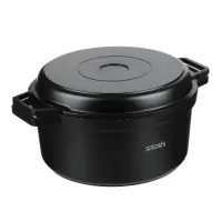 Казан SATOSHI Cheget 4,5 л - литой, с крышкой-сковородой, антипригарное покрытие, для всех плит, индукция