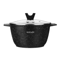 Казан SATOSHI Монфор, 3,7л, 22х12,5см, литой алюминий, индукция