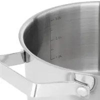 Кастрюля SATOSHI Шато, 3,4л, 20х11,5см. со стеклянной. крышкой, индукция