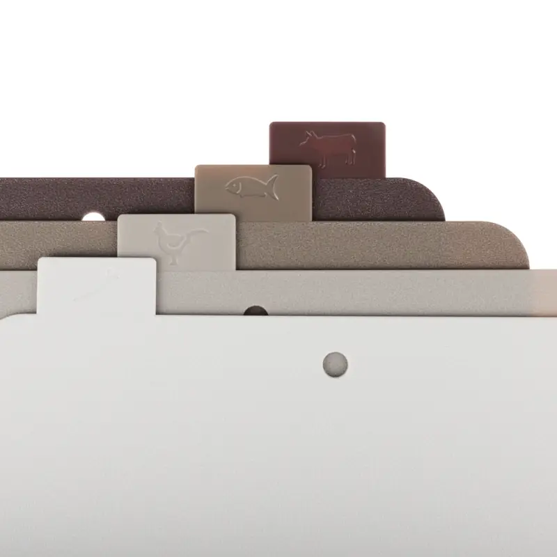 Набор досок разделочных SATOSHI 5 шт. 30х24х0,2см, пластик