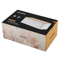 Хлебница SATOSHI Хлебница, 5х13,5см, с бамбуковой крышкой 33x17, жесть