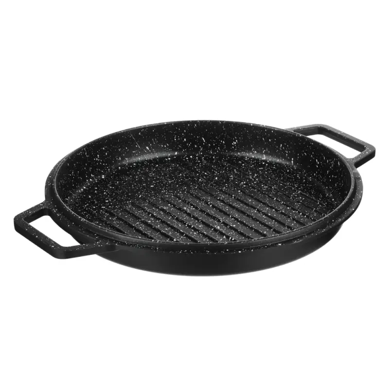 Казан SATOSHI Cheget 4,5 л - литой, с крышкой-сковородой, антипригарное покрытие, для всех плит, индукция