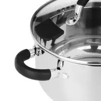 Кастрюля SATOSHI Арбон, 3,4л, 20х11,5см, со стеклянной. крышкой, индукция