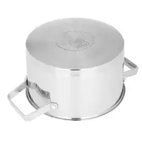 Кастрюля SATOSHI Шато, 5,9л, 24х13,5см, со стеклянной крышкой, индукция