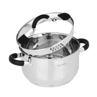 Кастрюля SATOSHI Арбон, 3,4л, 20х11,5см, со стеклянной. крышкой, индукция