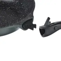 Сковорода SATOSHI Уран, d26см, литая, антипригарное покрытие Мрамор, индукция, съемная ручка