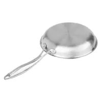 Сковорода SATOSHI Савона, 20х4,0см, Triply 3-х слойная, нержавеющая сталь 18/10, антипригарное покрытие. "соты", индукция