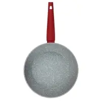 Сотейник SATOSHI Верден, d24см, литой, антипригарное покрытие мрамор, индукция