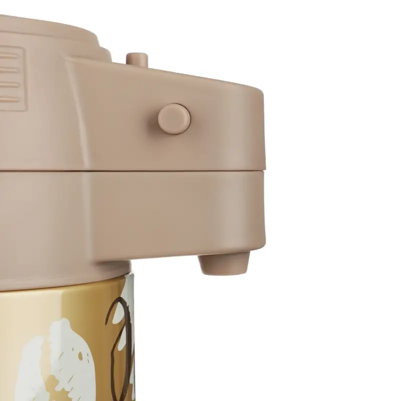 Термос SATOSHI Термос, 1,9 л, с пневмонасосом "Мокко", стеклянная колба