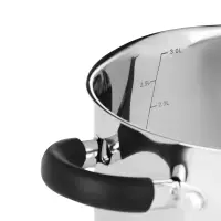 Кастрюля SATOSHI Арбон, 3,4л, 20х11,5см, со стеклянной. крышкой, индукция