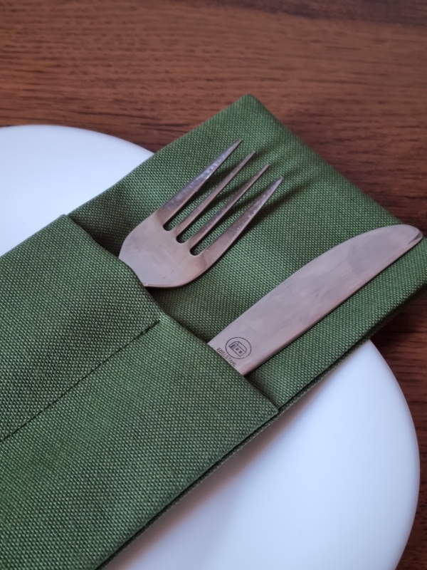 Конверты для сервировки зеленые 4 шт. Конверты для сервировки зеленые 4 шт.